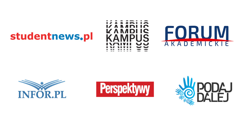 logotyp partronat medialny konkurs tlumaczeniowy 2019