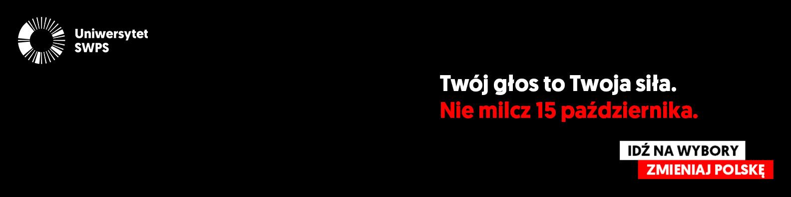 Tu miała być reklama studiów, ale zdecydowaliśmy inaczej. Uniwersytet SWPS uruchomił kampanię profrekwencyjną