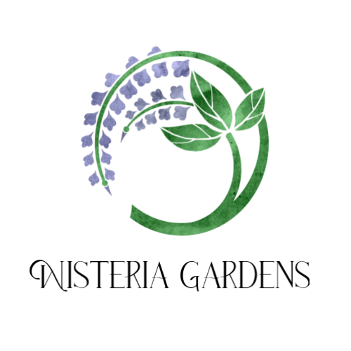 Wisteria Gardens, logo