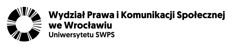 Logo Wydziału Prawa i Komunikacji Społecznej we Wrocławiu Uniwersytetu SWPS