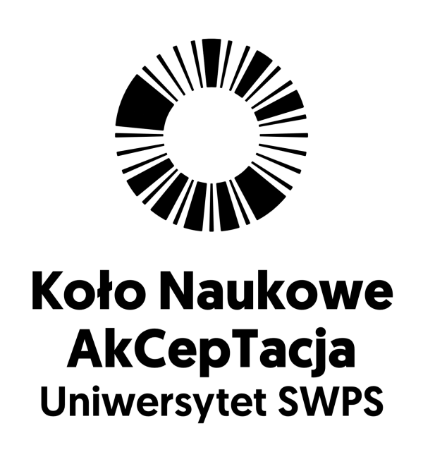 Logo: Koło Naukowe AkCepTacja, Uniwersytet SWPS