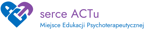 Logo: Serce ACTu. Miejsce Edukacji Psychoterapeutycznej