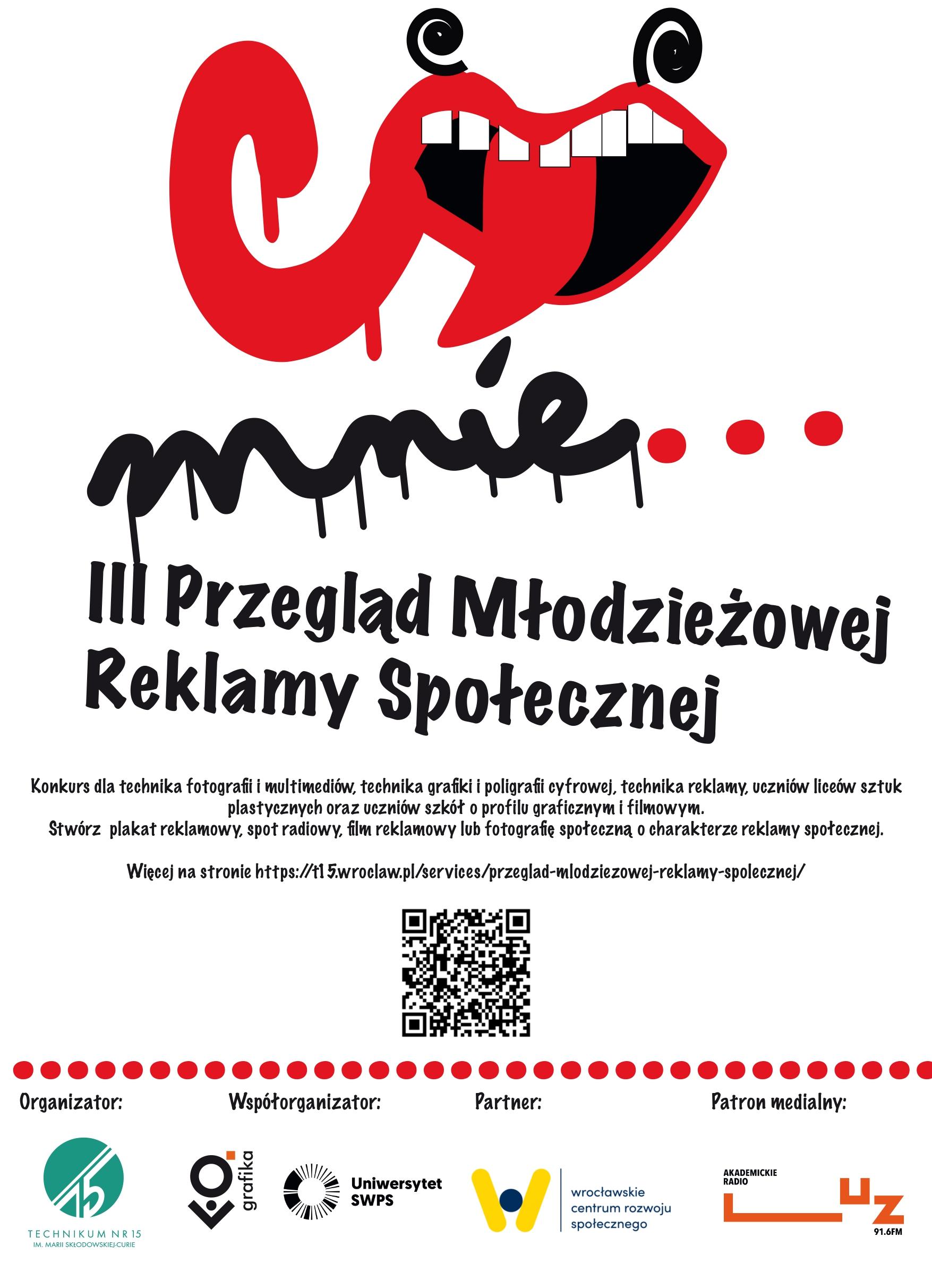 Plakat 3. Przeglądu Młodzieżowej Reklamy Społecznej