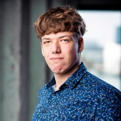 Maksymilian Kędzierski, student Uniwersytetu SWPS na kierunku zarządzanie i przywództwo
