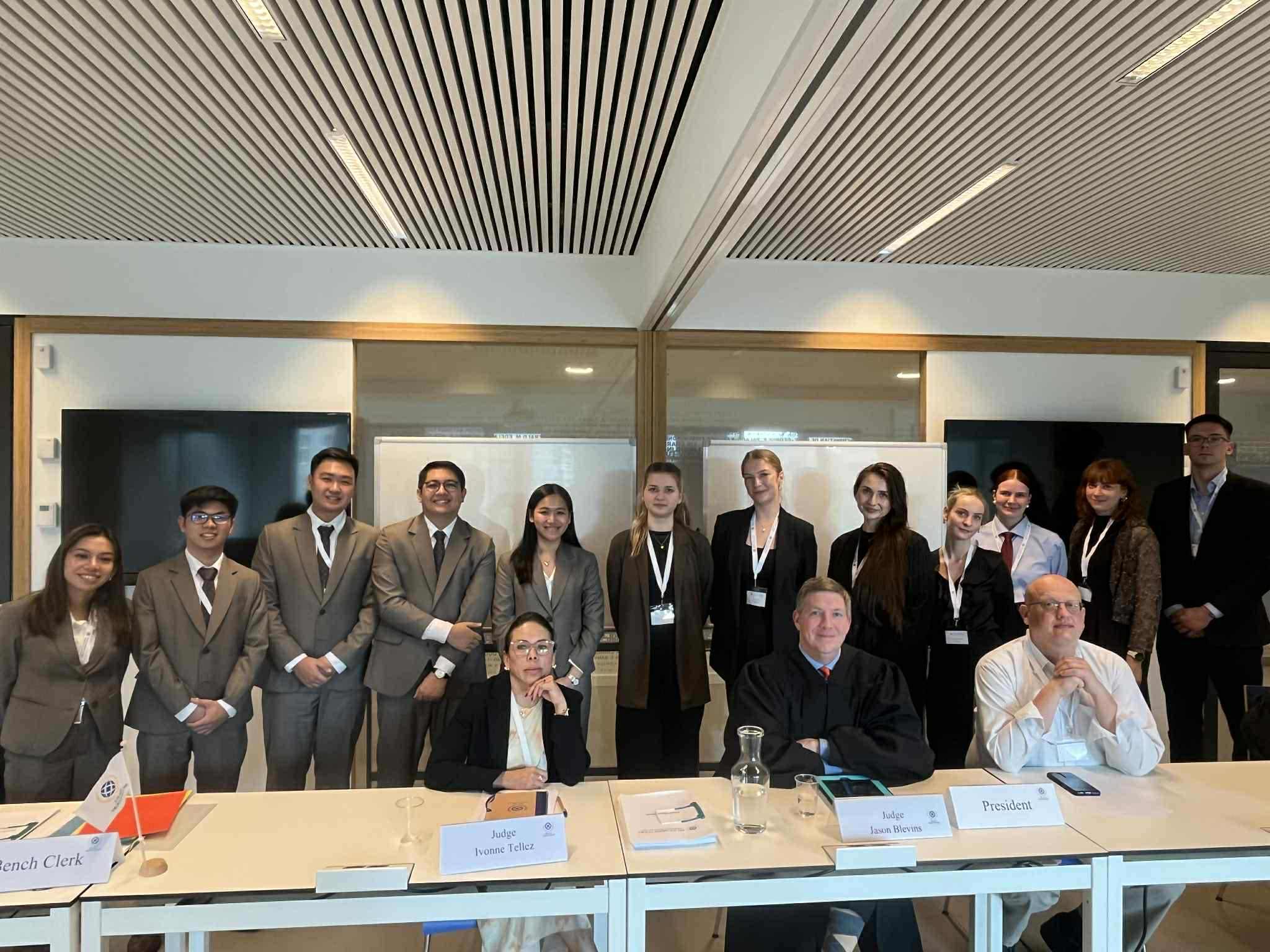 Drużyna USWPS na konkursach ICC Moot Court