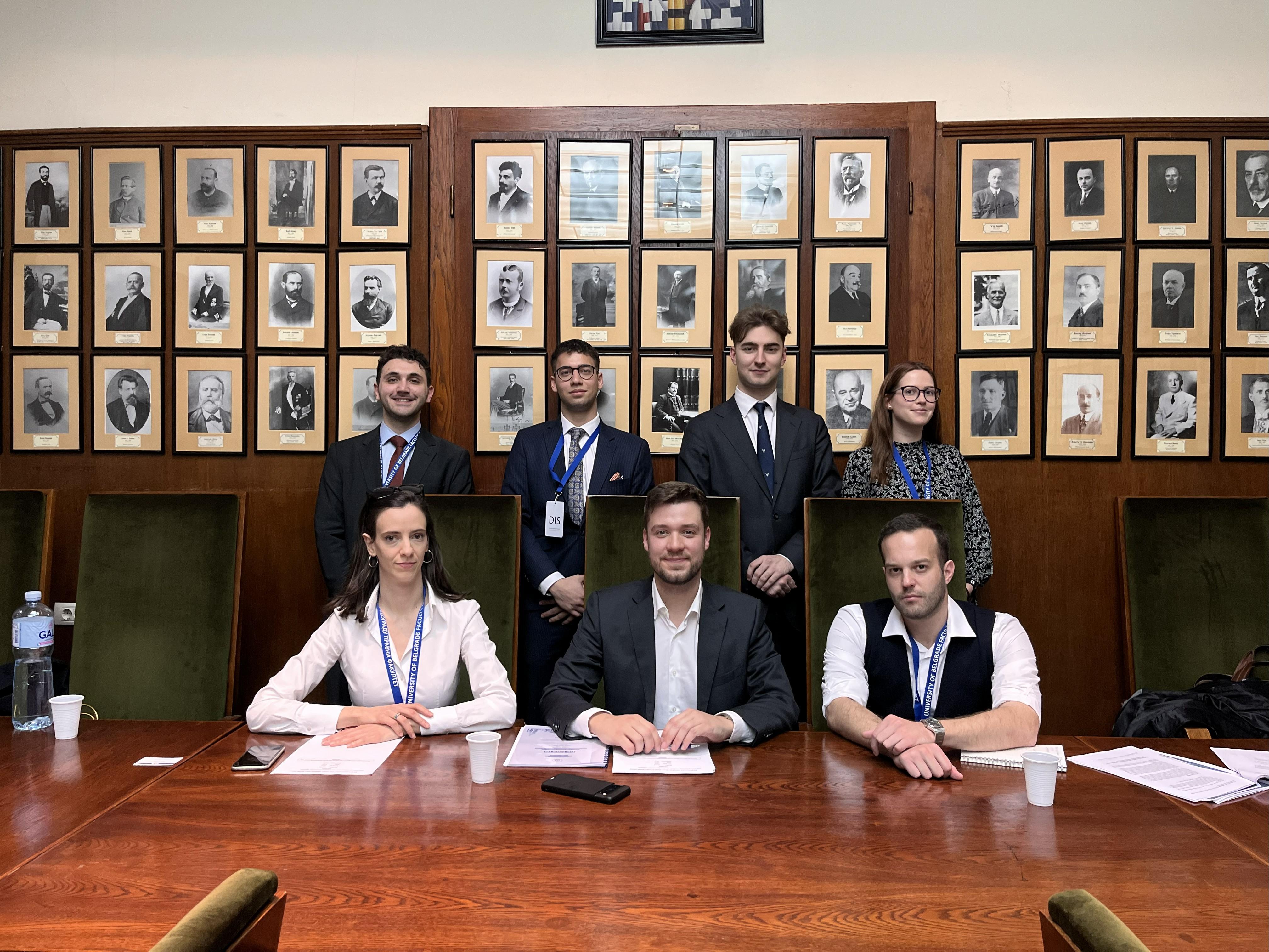 Drużyna USWPS na konkursach Vis Moot Court