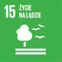 Życie na lądzie ikona piętnastego celu zrównoważonego rozwoju