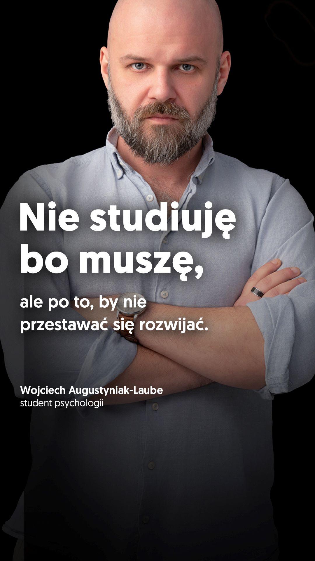 Reklama z Aleksandrą Mandat, studentką sztuki cyfrowej na Uniwersytecie SWPS