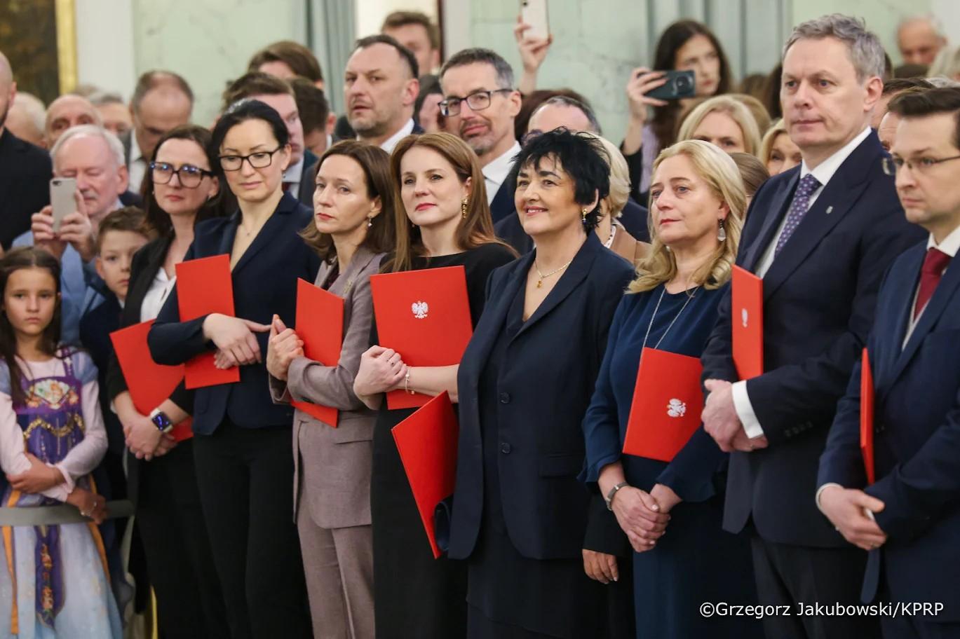 Nowi profesorowie odebrali nominacje w Pałacu Prezycenckim. Zdj.  Grzegorz Jakubowski / KPRP