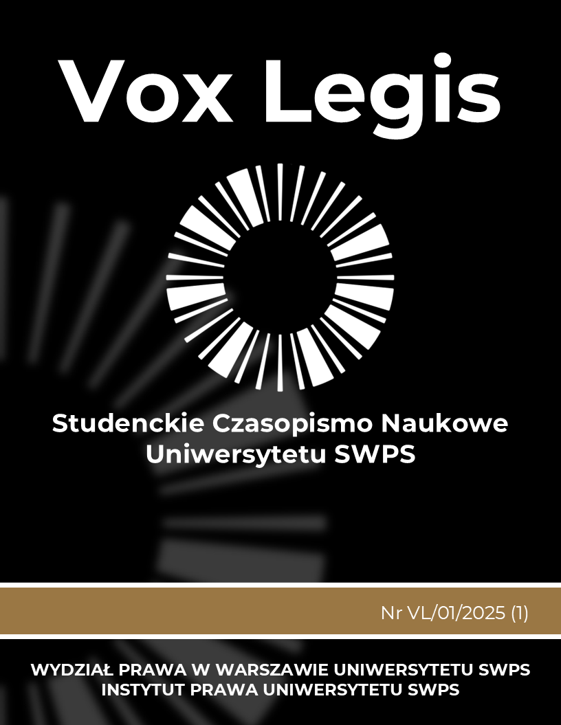 VOX LEGIS nr 1/2025