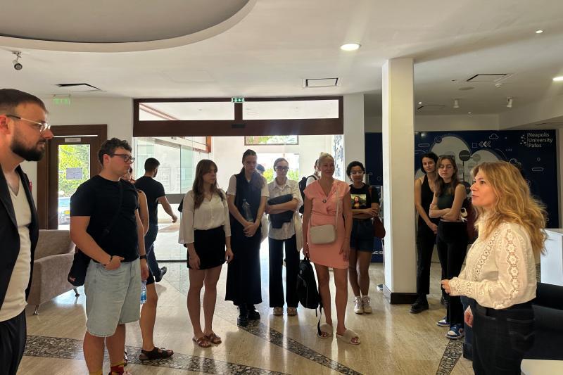 Uczestnicy Szkoły Zimowej ERUA z wizytą na Uniwersytecie Pafos