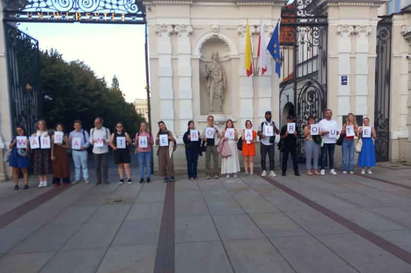 Uczestnicy kursu ERUA "Mental Health Literacy" zwiedzają Warszawę