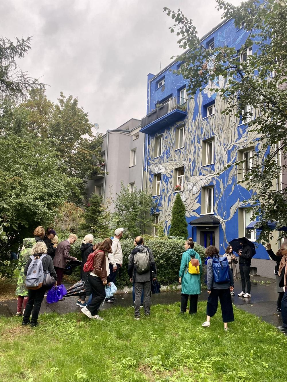 Spacer uczestników i uczestniczek konferencji po Warszawie