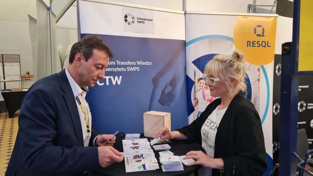 Stoisko Uniwersytetu SWPS PACTT SBI EXPO 2022