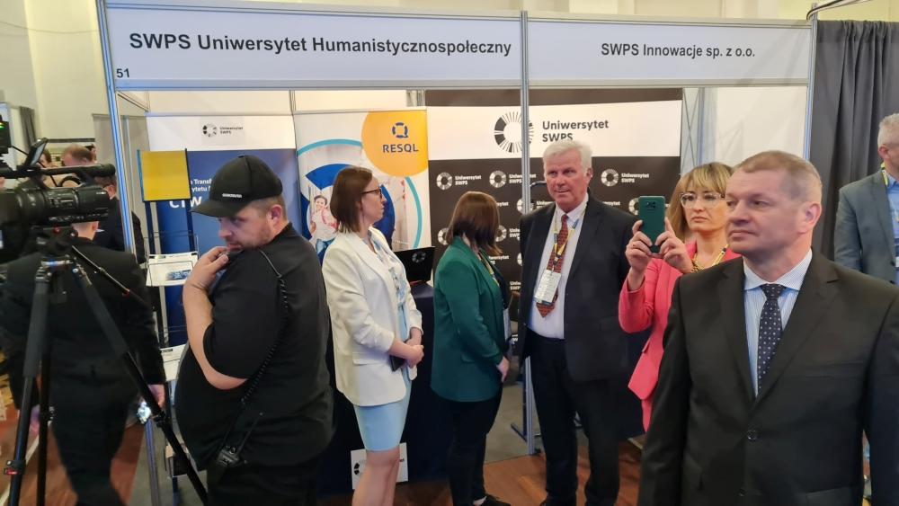 Stoisko Uniwersytetu SWPS PACTT SBI EXPO 2022