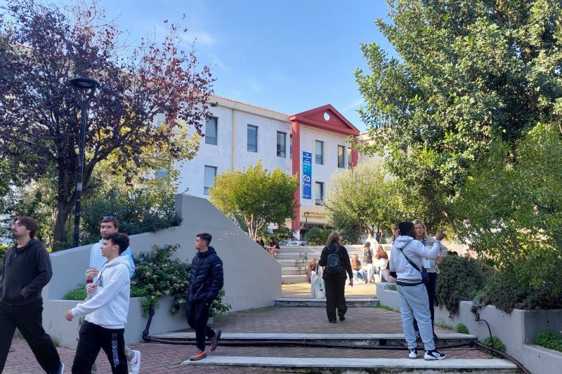 Kampus Uniwersytetu Egejskiego na wyspie Lesbos, w Grecji