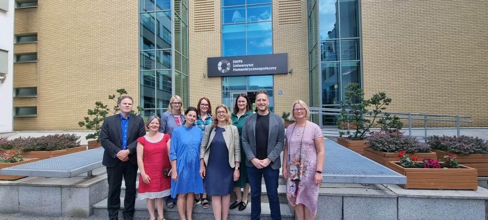 Wizyta delegacji z Uniwersytetu Michała Römera na Uniwersytecie SWPS