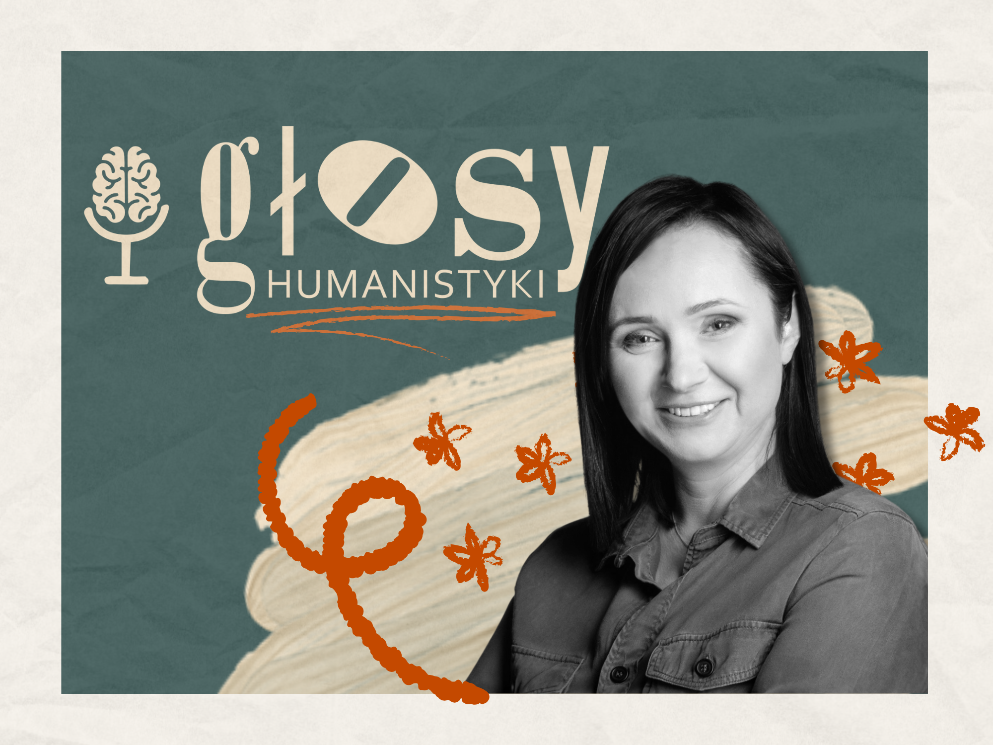 Paulina Polko i logo „Głosów Humanistyki”