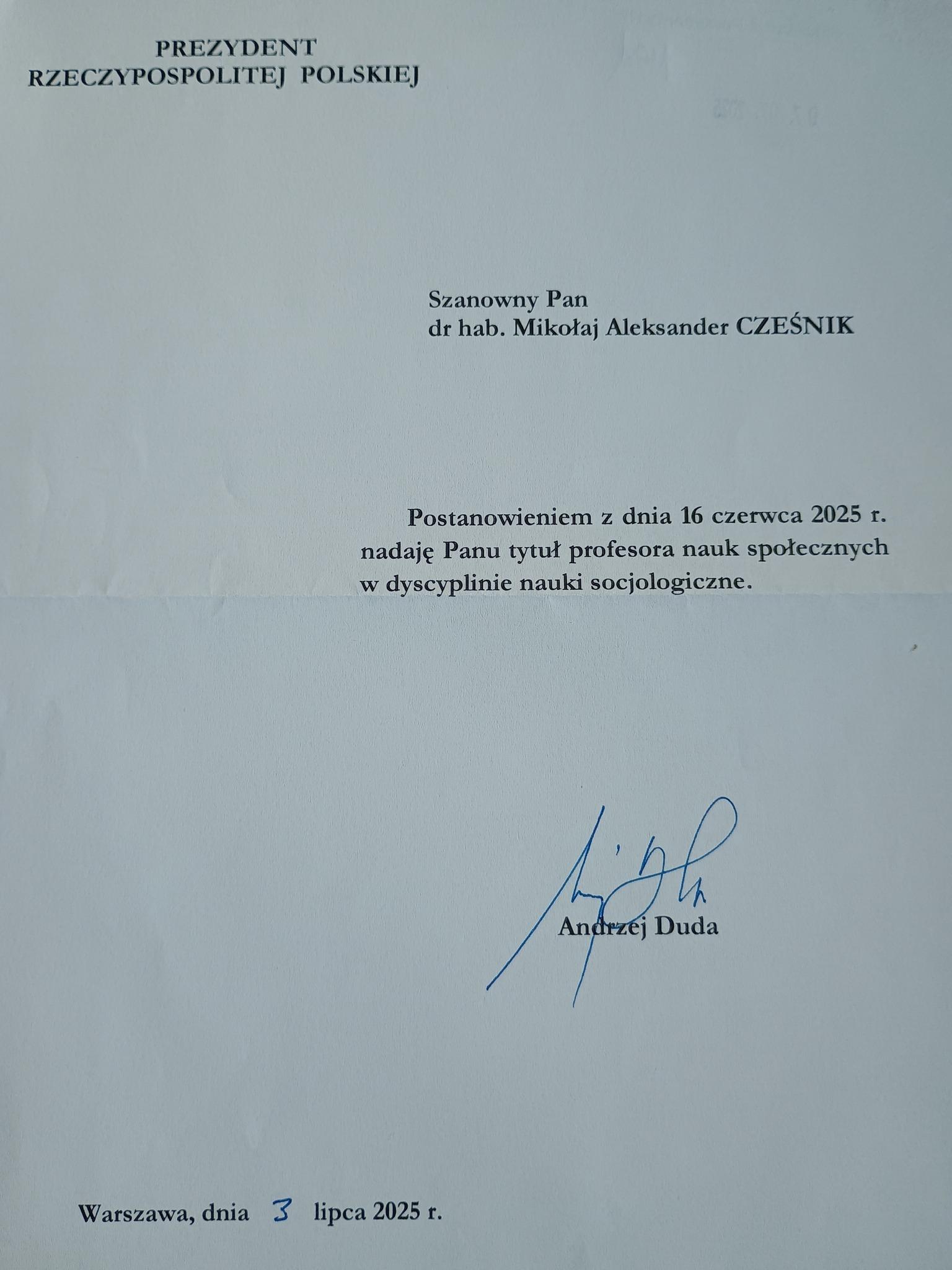 Certyfikat Marzeny Cypryańskiej-Nezlek