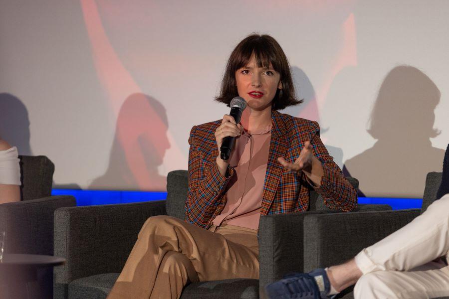 Dominika Sitnicka, uczestniczka debaty podczas gali Młodzieżowego Konkursu Dziennikarskiego Radia ZET