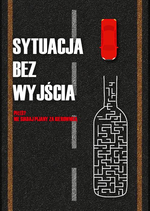 „Sytuacja bez wyjścia”, Anastasiia Khanyk (Zespół Szkół Skórzano-Odzieżowych, Stylizacji i Usług w Radomiu)