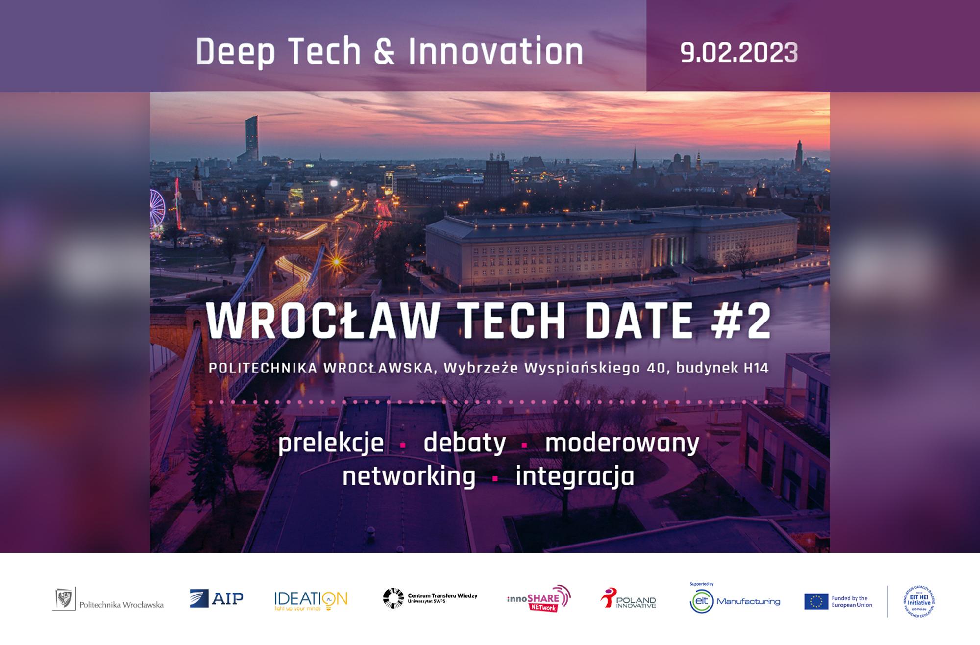 Wrocław Tech Date #2 – weź udział w networkingu i dyskusjach o deep techu