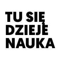 Napis Tu się dzieje nauka