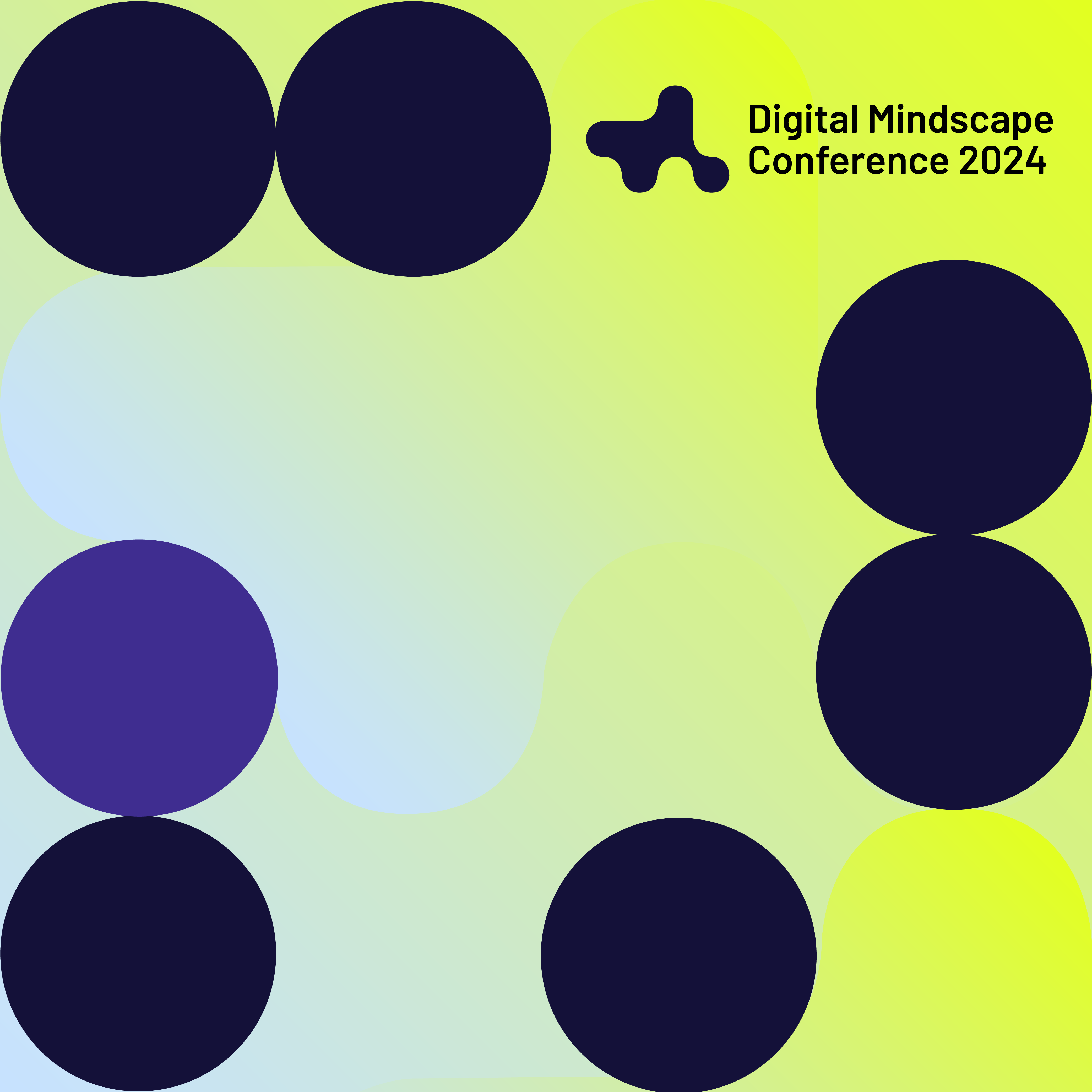 Abstrakcyjna grafika zapowiadająca konferencję Digital Mindscape