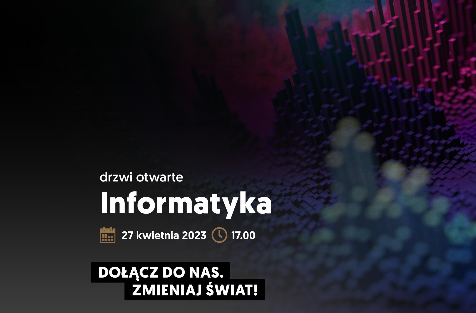 Informatyka – weź udział w spotkaniu online